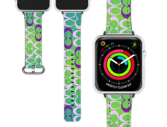 Coach Inspired Apple Watch Band (182)