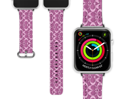 Coach Inspired Apple Watch Band (190)