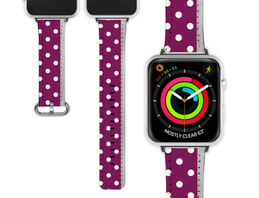 Polka Dot Inspired Apple Watch Band (017)