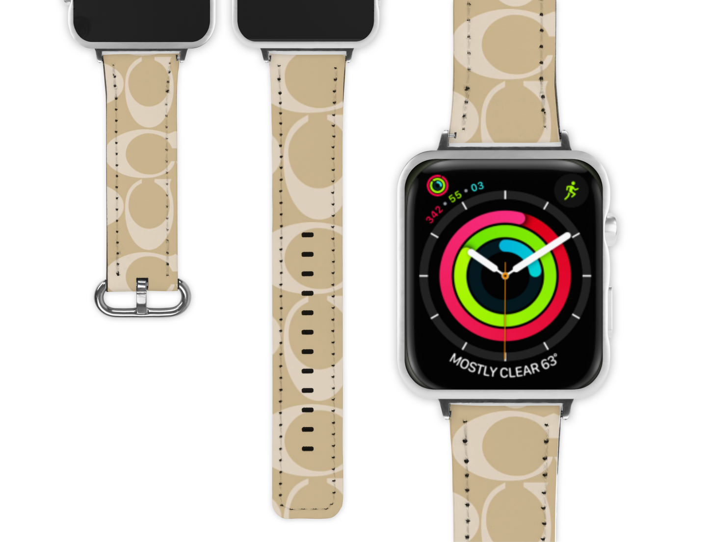 Coach Inspired Apple Watch Band (006)