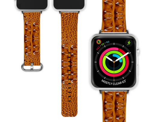 Alligator Skin Inspired Apple Watch Band (006)