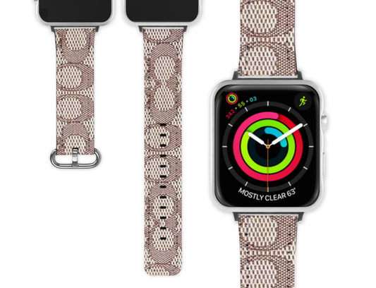 Coach Inspired Apple Watch Band (001)