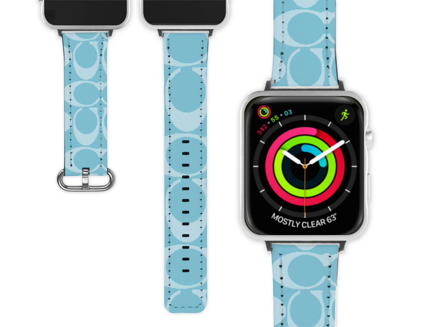 Coach Inspired Apple Watch Band (006)