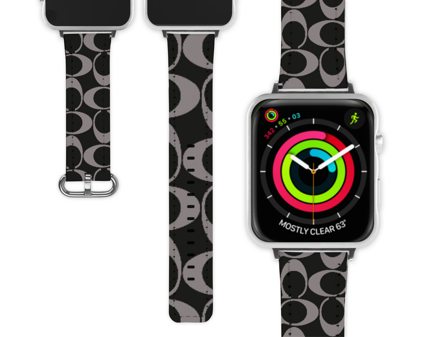 Coach Inspired Apple Watch Band (006)