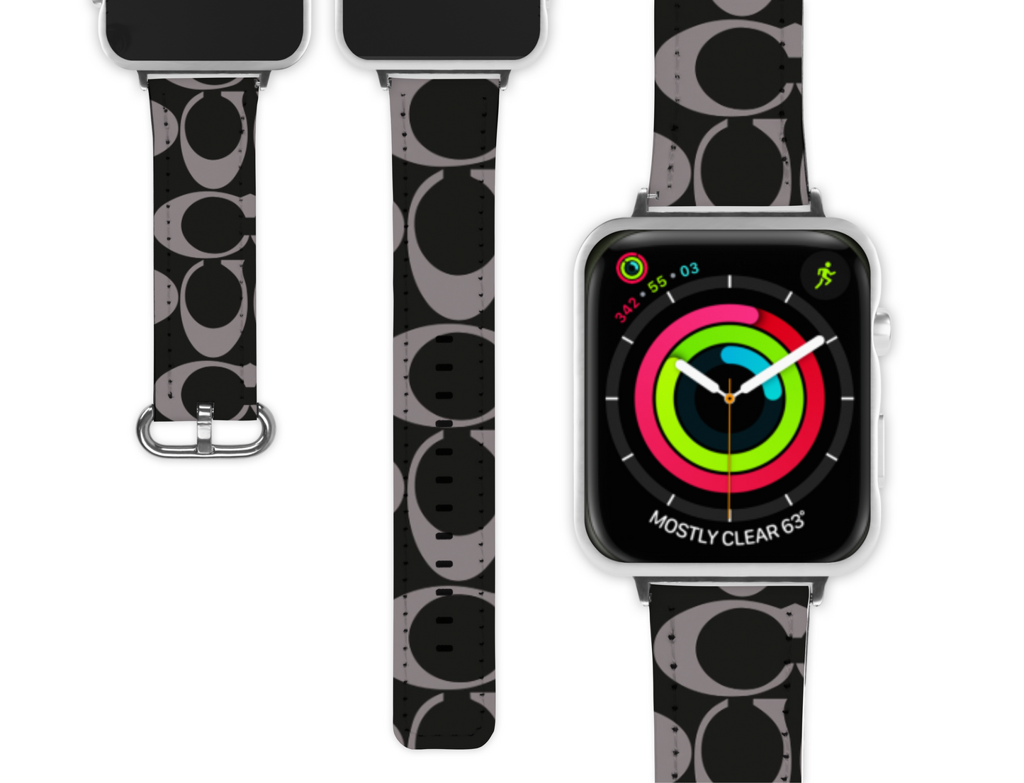 Coach Inspired Apple Watch Band (006)