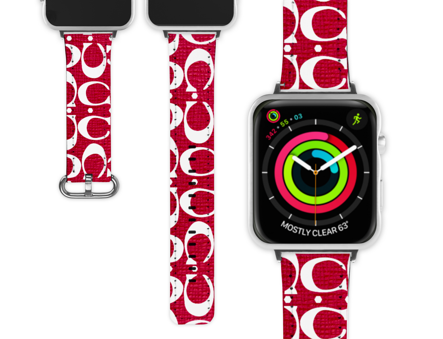 Coach Inspired Apple Watch Band (025)