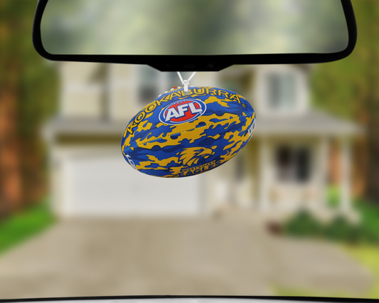 West Coast Eagles Football Car Air Freshener