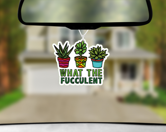 What The Fucculent Car Air Freshener