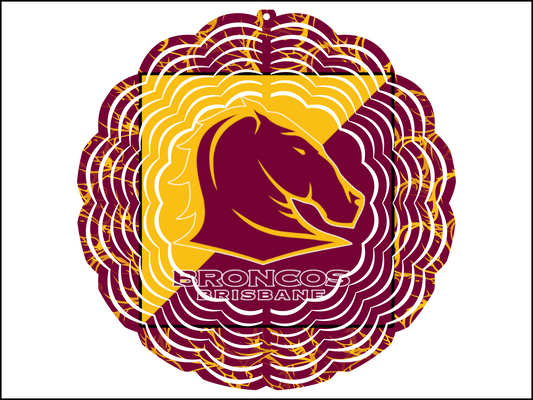 Brisbane Broncos Wind Spinner (001)