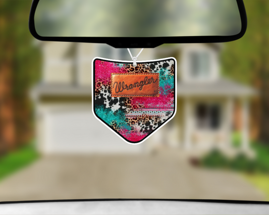 Wrangler Pocket (Pink) Car Air Freshener