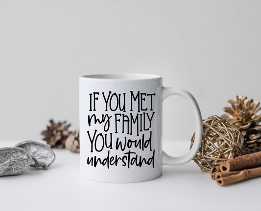 You Would Understand If You Met My Family Ceramic Mug