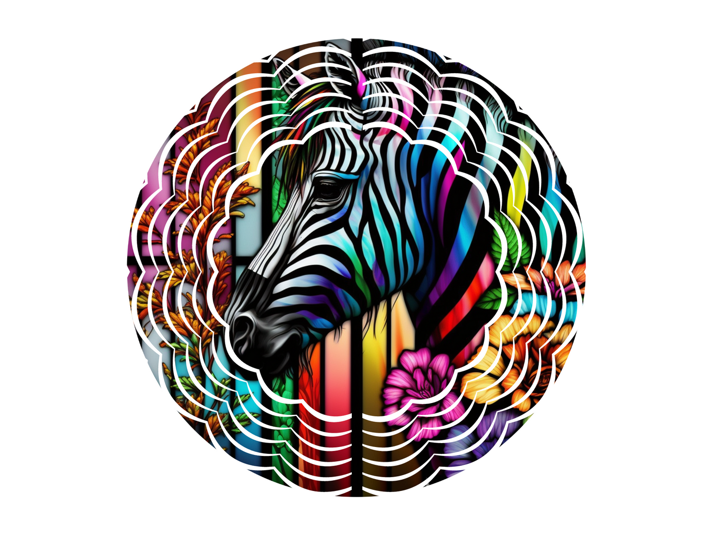 Zebra Wind Spinner