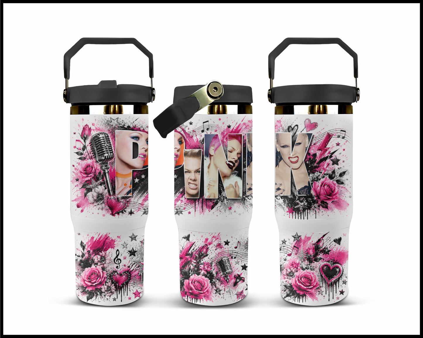 P!nk Big Guzzler Stainless Steel Tumbler (1002)