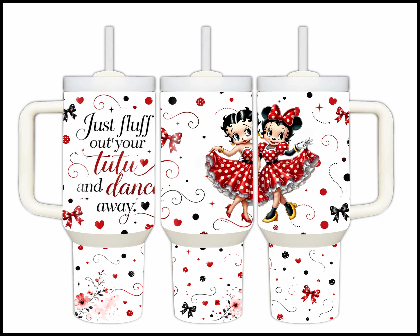 Just Fluff Out Your Tutu Big Guzzler Stainless Steel Tumbler (1068)