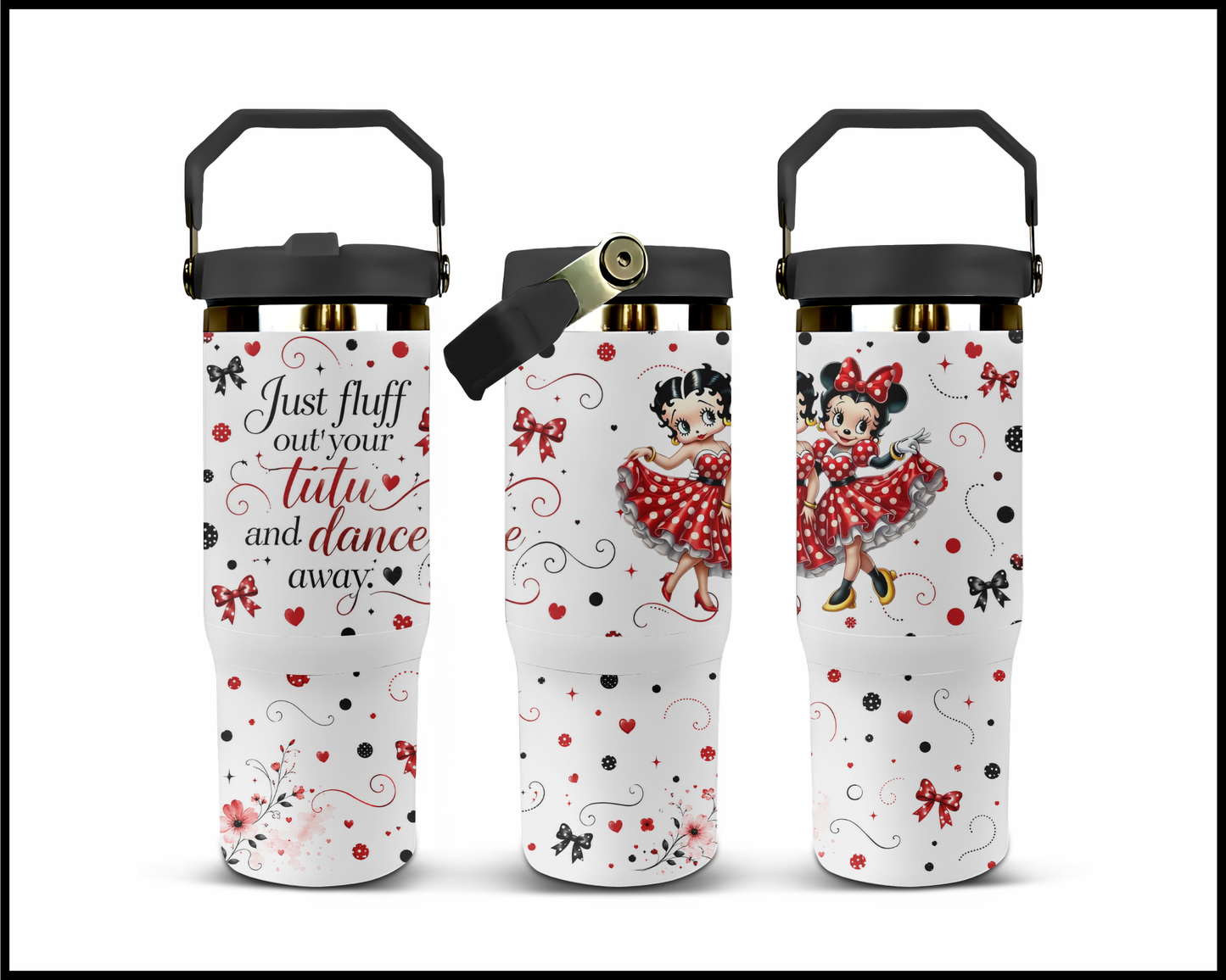 Just Fluff Out Your Tutu Big Guzzler Stainless Steel Tumbler (1068)