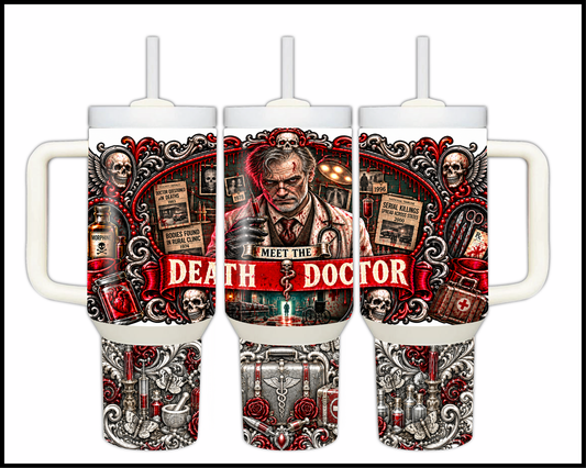 Sinister Sips - Harold Shipman (The Doctor of Death) Big Guzzler Stainless Steel Tumbler (1104)
