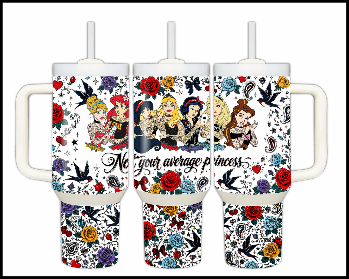 Not Your Average Princess Big Guzzler Stainless Steel Tumbler (1120)