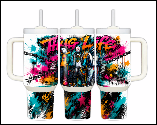 Thug Life Big Guzzler Stainless Steel Tumbler (1121)
