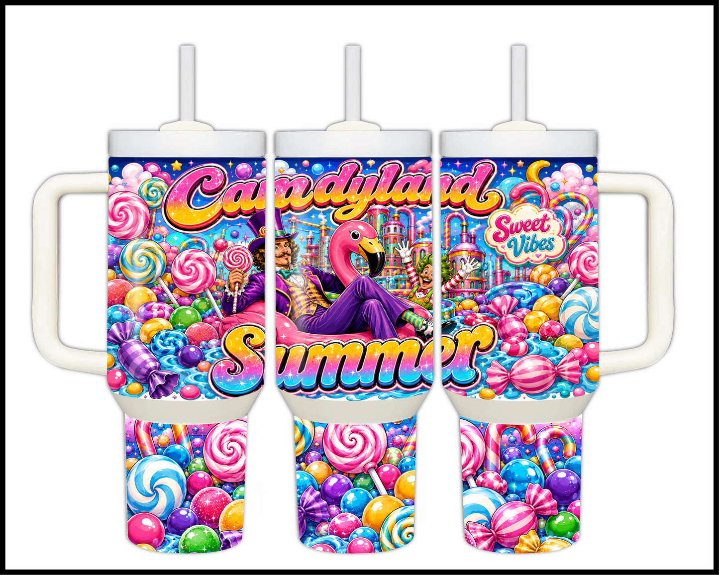 Charlie & The Chocolate Factory Inspired Big Guzzler Stainless Steel Tumbler (1125)