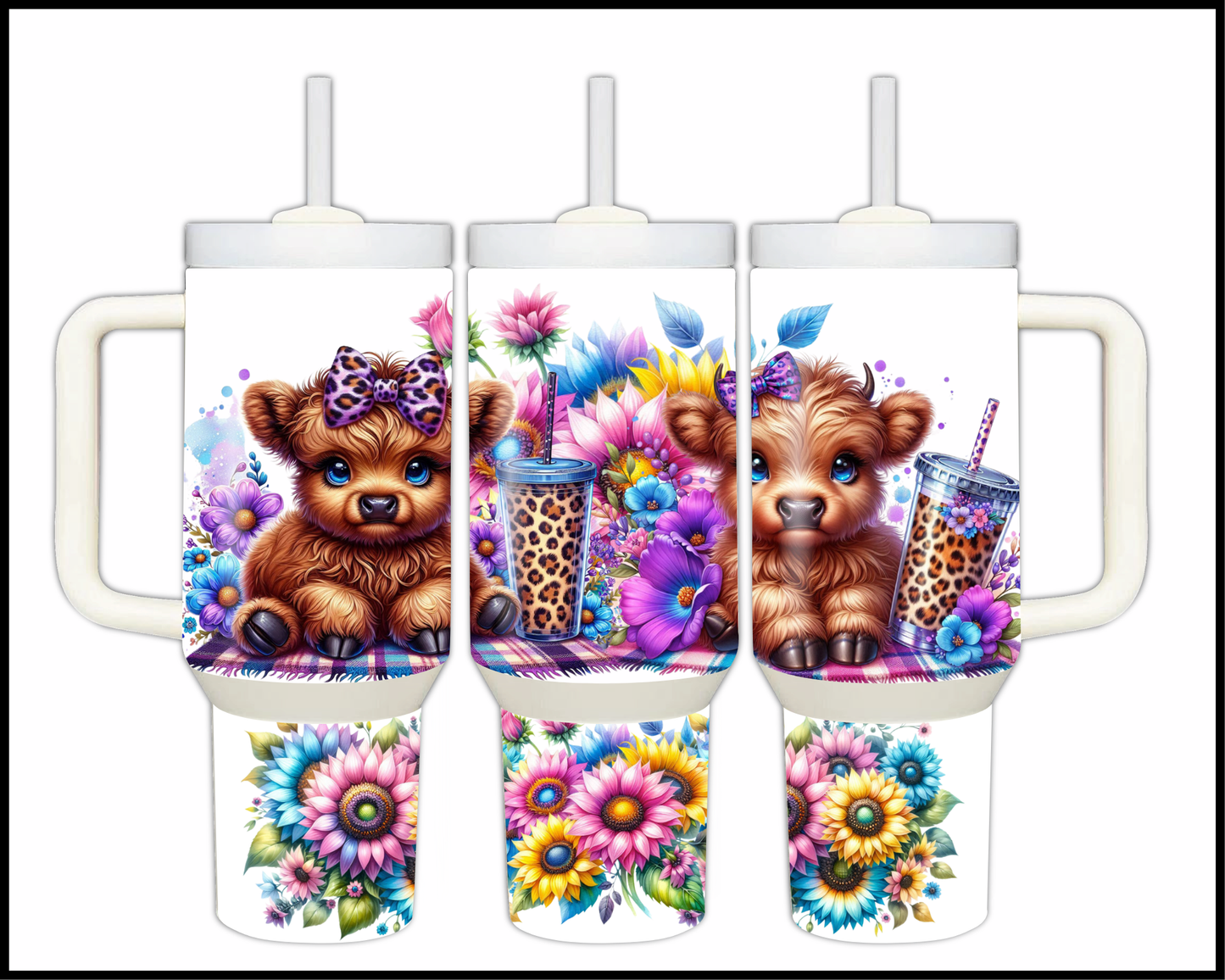 Double Latte Dream Stainless Steel Big 40oz Tumbler (113)
