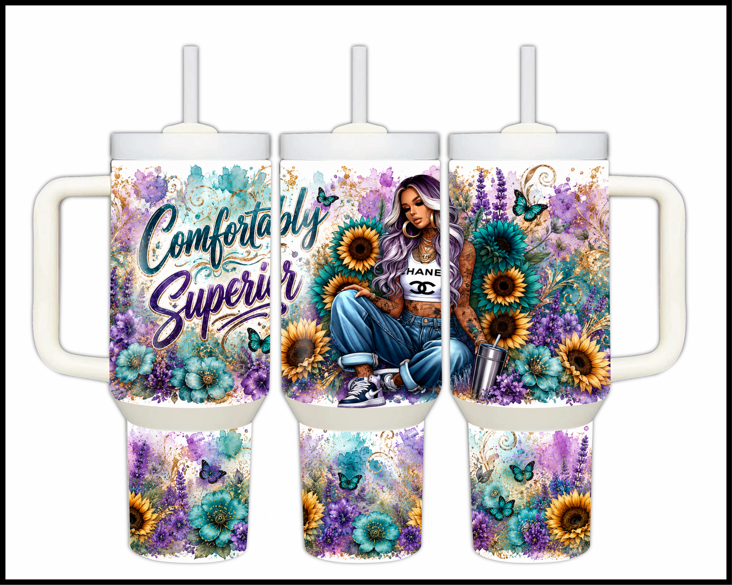 Comfortably Superior Big Guzzler Stainless Steel Tumbler (1199)