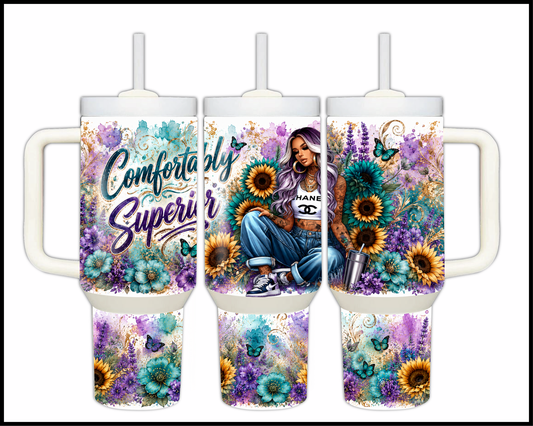 Comfortably Superior Big Guzzler Stainless Steel Tumbler (1199)