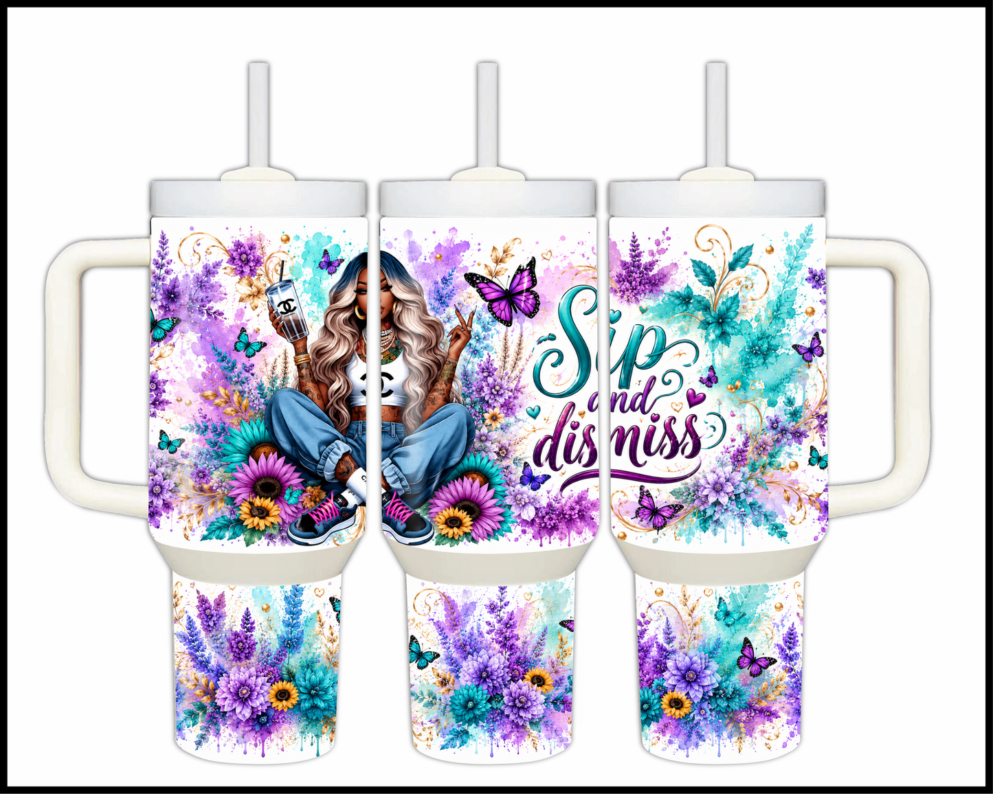 Sip & Dismiss Big Guzzler Stainless Steel Tumbler (1200)