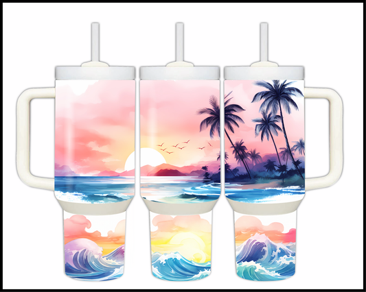 Cotton Candy Coast Stainless Steel Big Guzzler (171)