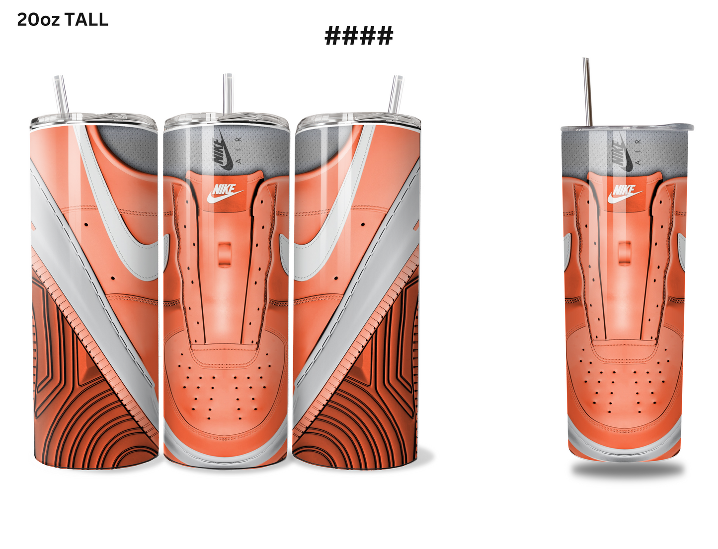 Real Laces Nike Kicks (Shoe Inspired Tumbler)