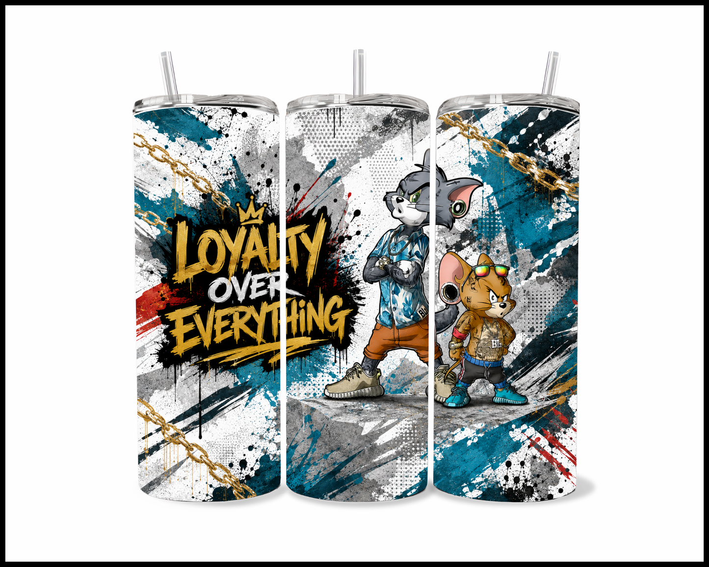 Loyalty Over Everything Stainless Steel Tumbler (5588)