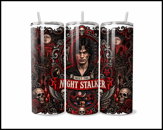 Sinister Sips - Richard Ramirez (The Night Stalker) Stainless Steel Tumbler (5637)