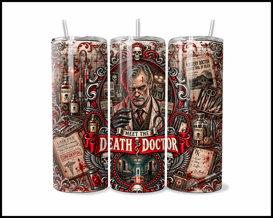 Sinister Sips - Harold Shipman (The Doctor of Death) Stainless Steel Tumbler (5639)