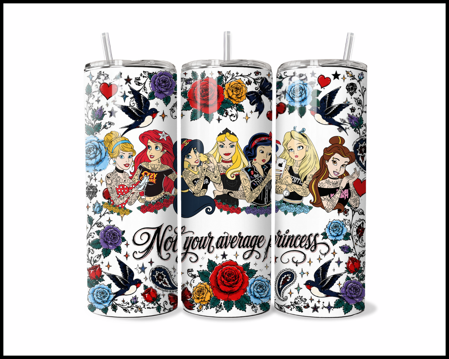 Not Your Average Princess Stainless Steel Tumbler (5655)