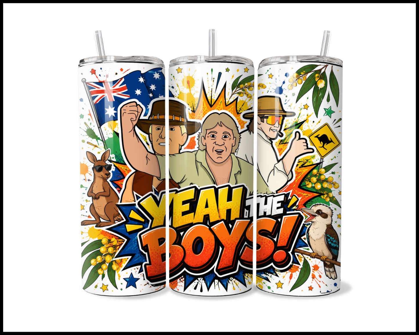 Yeah The Boys! Stainless Steel Tumbler (5669)