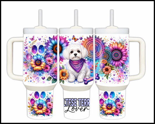 Maltese Terrier Lover Stainless Steel Big Guzzler (966)
