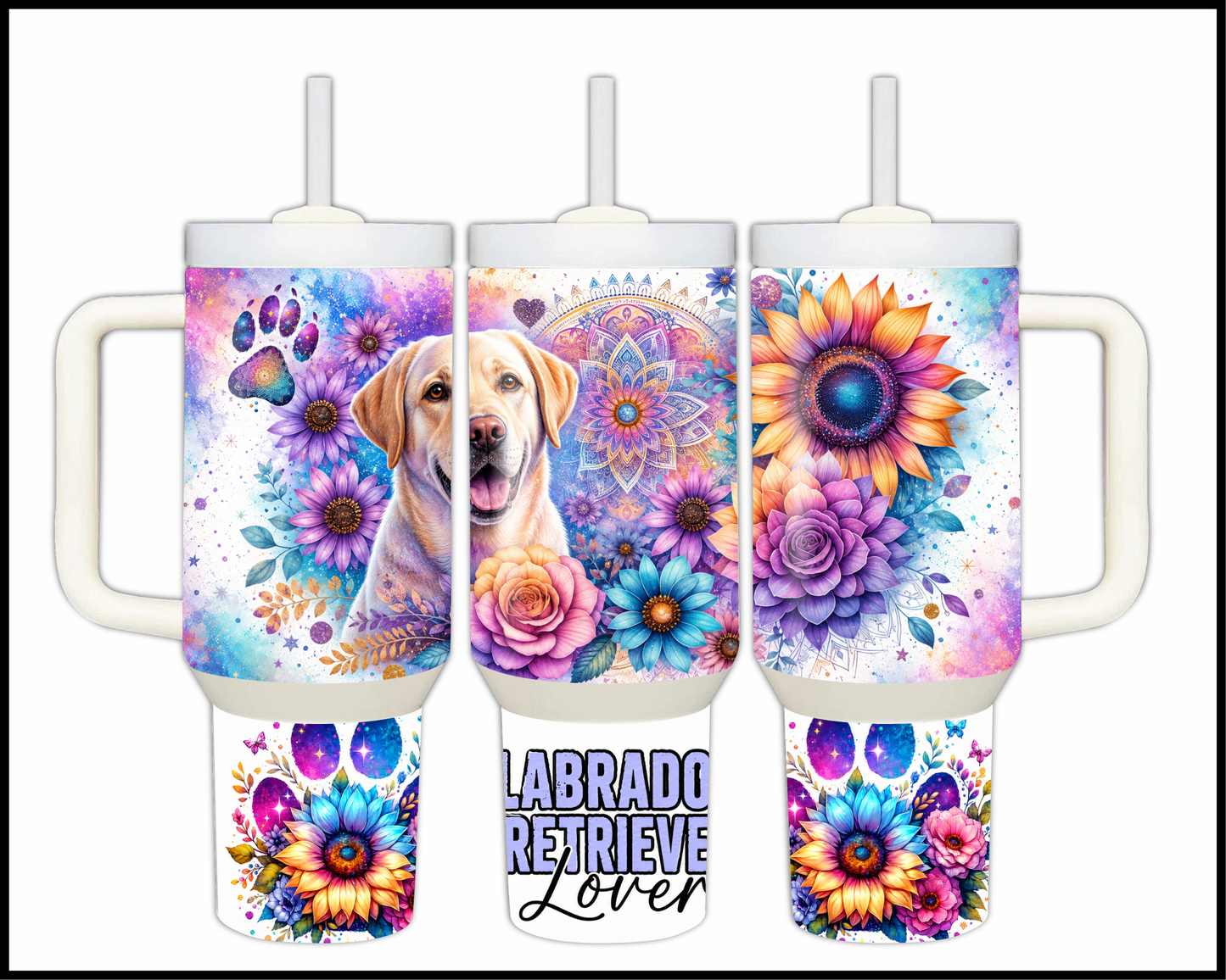 Labrador Retriever Lover Stainless Steel Big 40oz Tumbler (971)
