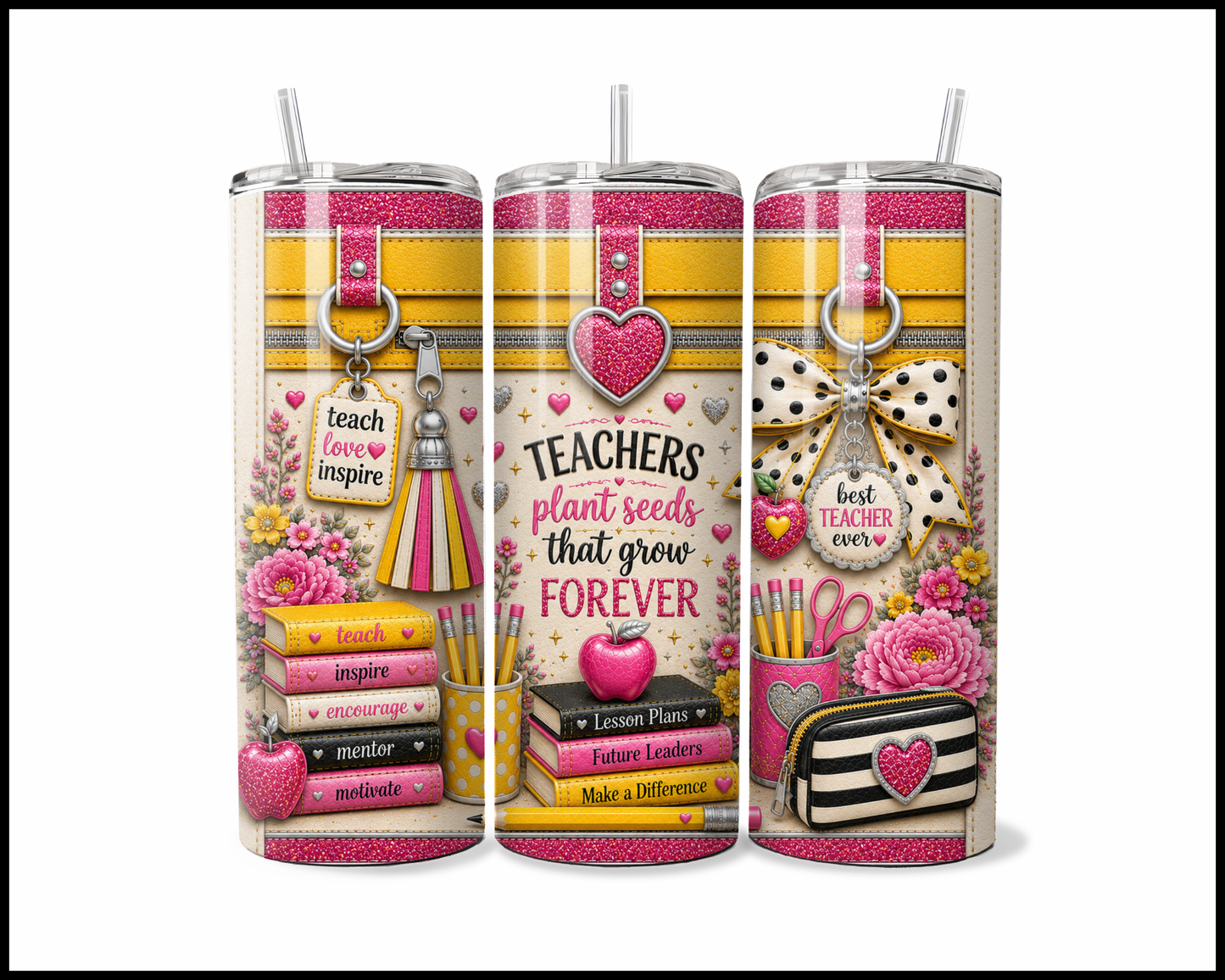Teachers Plant Seeds That Grow Forever Tumbler (3110)