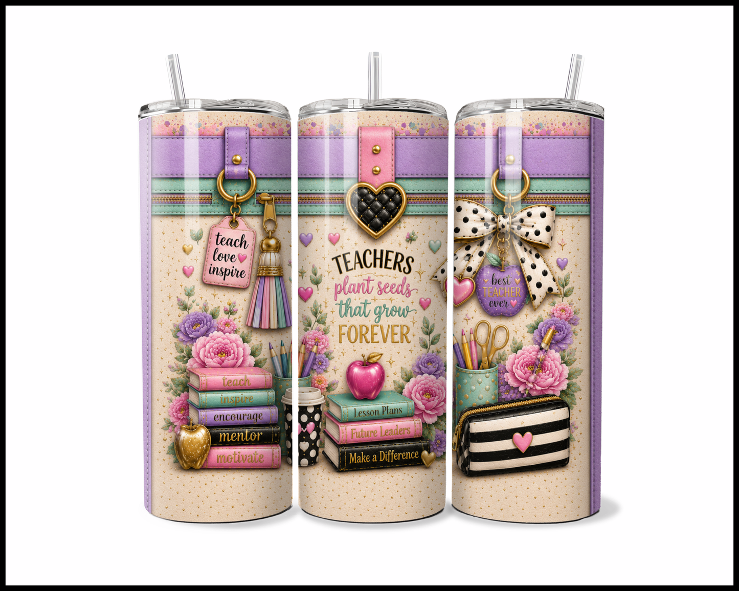Teachers Plant Seeds That Grow Forever Tumbler (3110)