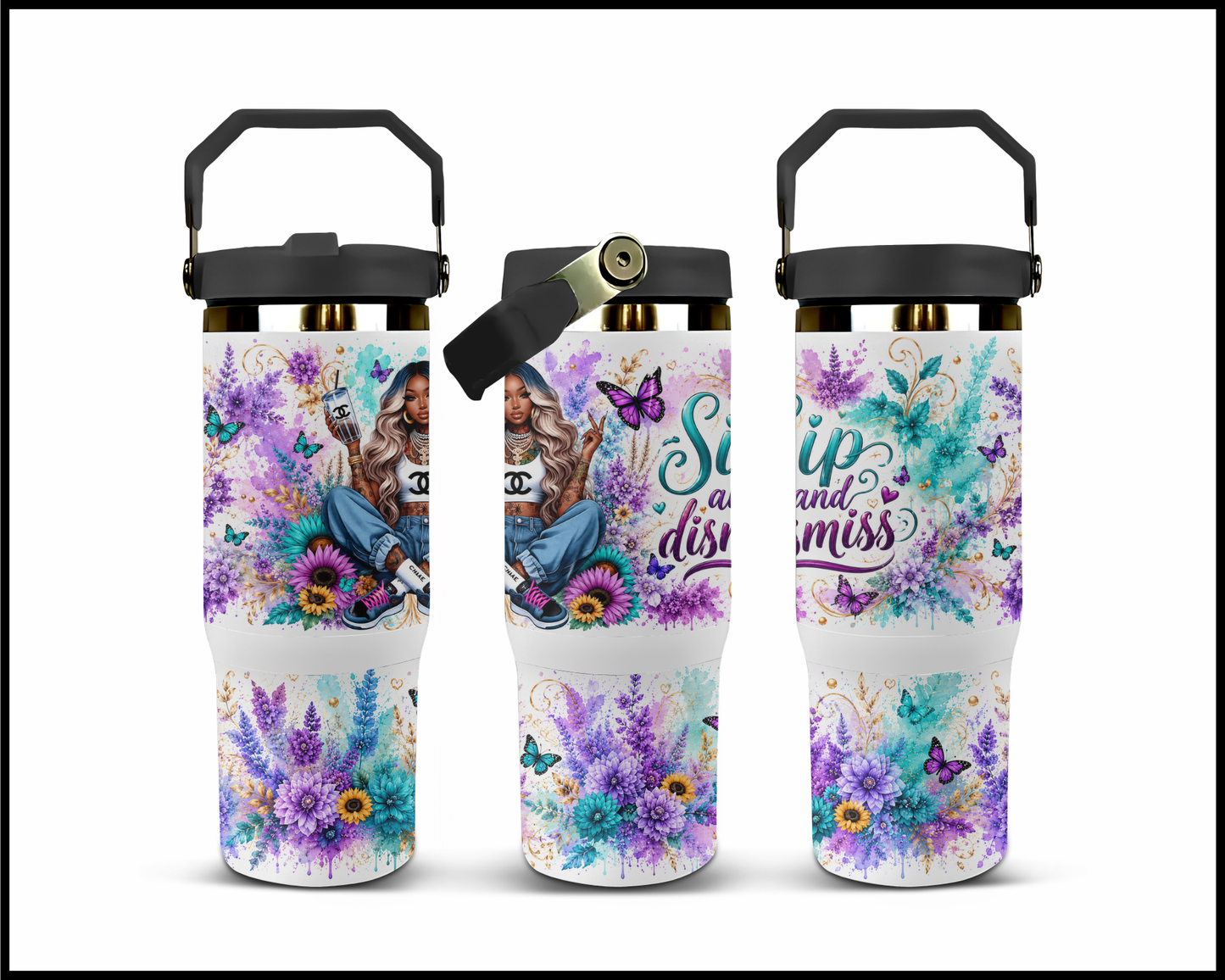 Sip & Dismiss Big Guzzler Stainless Steel Tumbler (1200)
