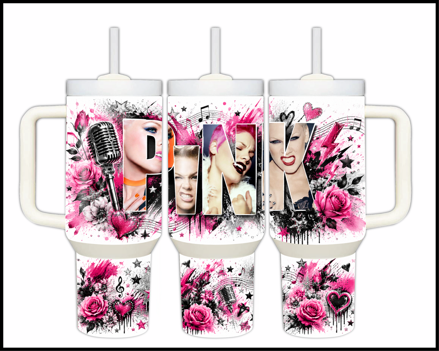 P!nk Big Guzzler Stainless Steel Tumbler (1002)