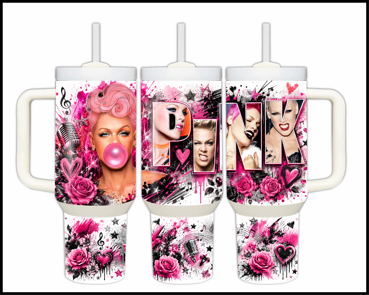 P!nk Big Guzzler Stainless Steel Tumbler (1003)
