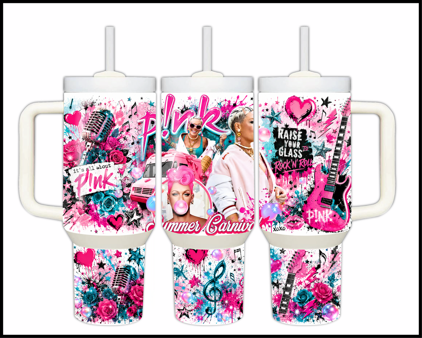 P!nk Big Guzzler Stainless Steel Tumbler (1004)