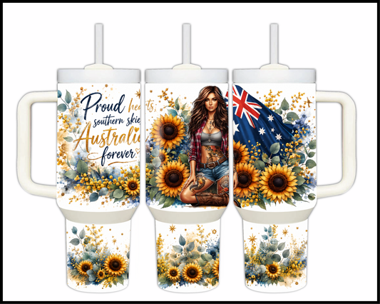 Australia Forever Big Guzzler Stainless Steel Tumbler (1021)