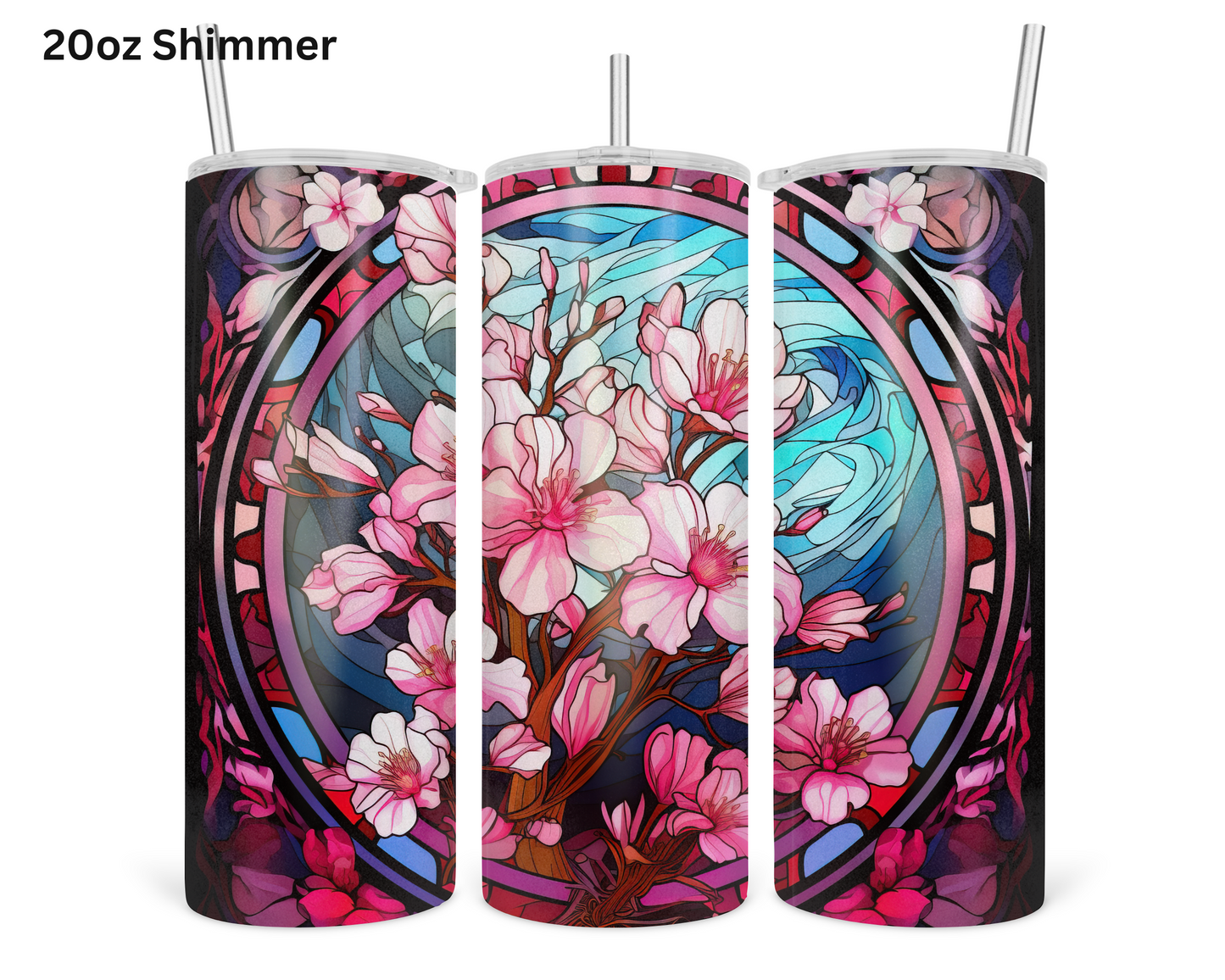 Cherry Blossom Storm Tumbler