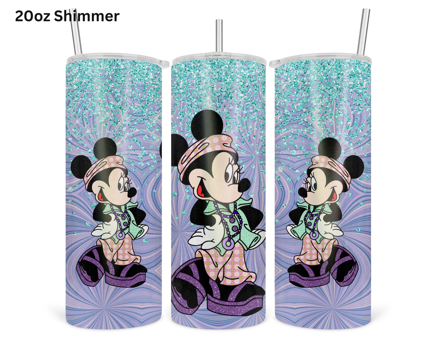 Minnie Stylish Purple Tumbler