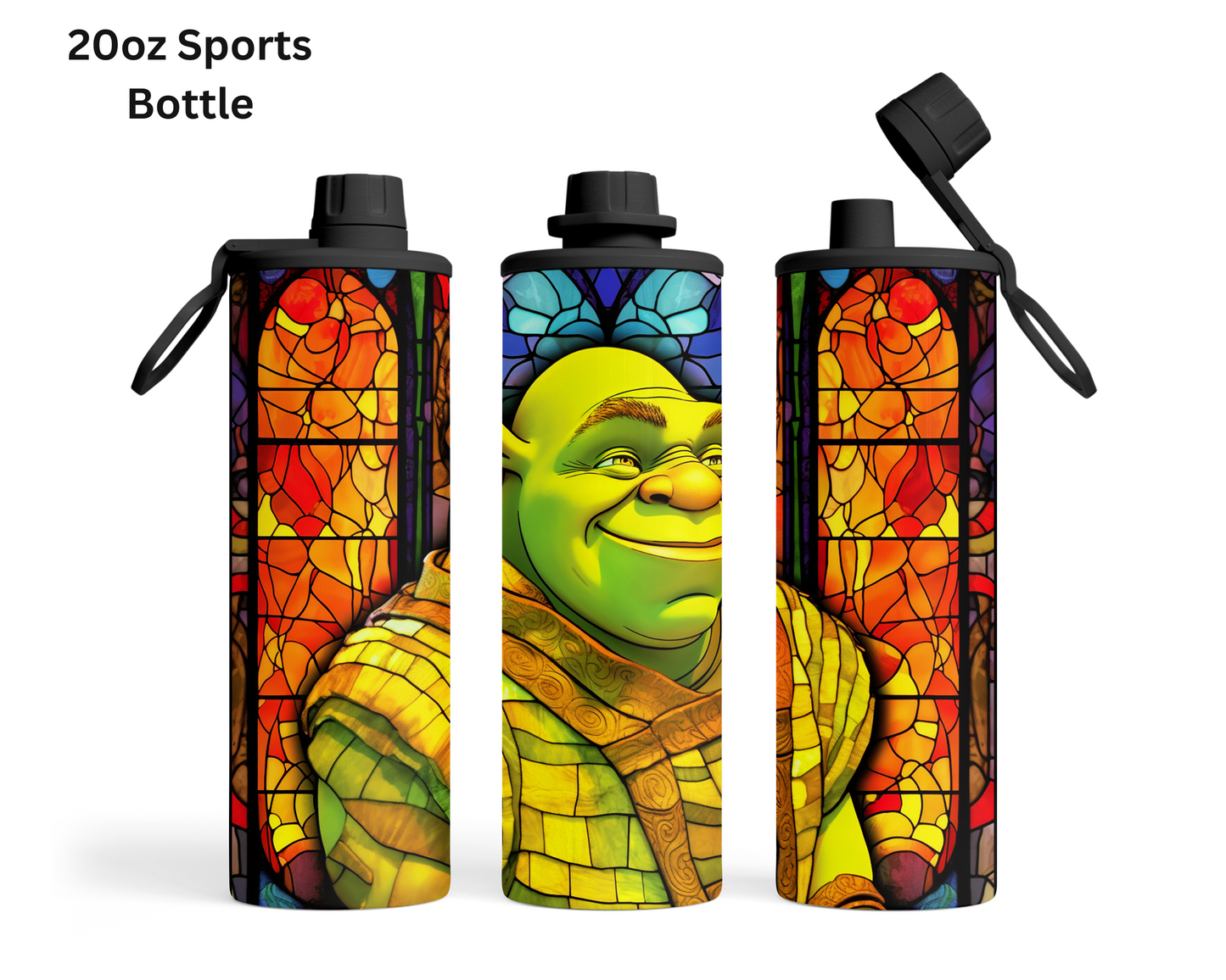 Shrek Stained Glass Tumbler