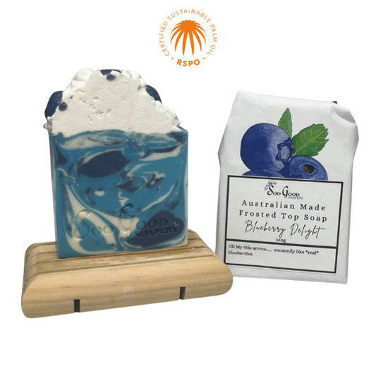 Blueberry Delight Whimsical Soap