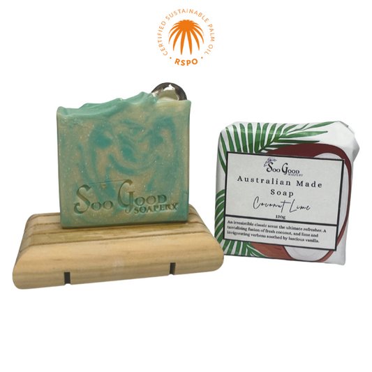 Coconut & Lime Whimsical Soap
