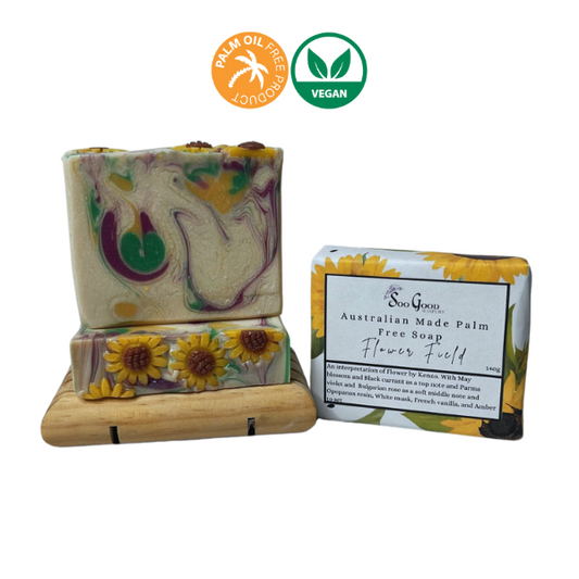 Flower Field Whimsical Soap